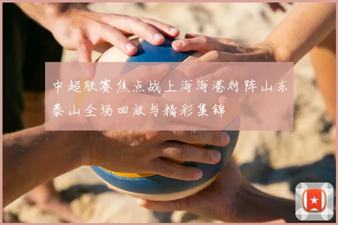 中超联赛焦点战上海海港对阵山东泰山全场回放与精彩集锦